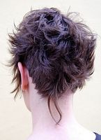 cieniowane fryzury krótkie - uczesanie damskie z włosów krótkich cieniowanych zdjęcie numer 156B